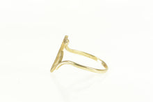 Load image into Gallery viewer, 10K Diamond Cut D Letter Initial Monogram Name Ring Yellow Gold