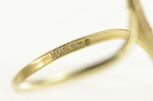 Load image into Gallery viewer, 10K Diamond Cut D Letter Initial Monogram Name Ring Yellow Gold