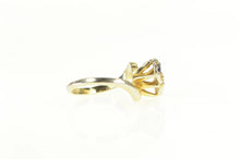Load image into Gallery viewer, 14K Diamond Sapphire 1950&#39;s Two Stone Bypass Ring Yellow Gold