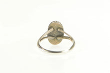 Load image into Gallery viewer, Sterling Silver Oval Turquoise Southwestern Artisan Cabochon Ring