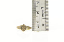 Load image into Gallery viewer, 10K Victorian K Initial Monogram Letter Baby Ring Yellow Gold