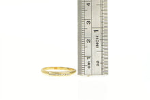 Load image into Gallery viewer, 14K Classic Diamond Vintage Wedding Band Ring Yellow Gold