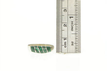 Load image into Gallery viewer, Sterling Silver Malachite Inlay Southwestern Artisan Ring