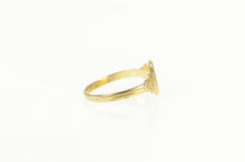 Load image into Gallery viewer, 10K Victorian Oval Monogram Engravable Signet Ring Yellow Gold