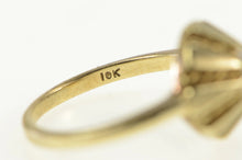 Load image into Gallery viewer, 10K Diamond Domed Geometric Cluster Ring Yellow Gold