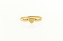 Load image into Gallery viewer, 14K 1940&#39;s Heart Monogrammable Love Symbol Ring Yellow Gold