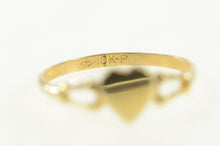 Load image into Gallery viewer, 10K Vintage Heart Child&#39;s Love Symbol Baby Ring Yellow Gold