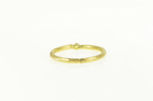 Load image into Gallery viewer, 10K Bamboo Pattern CZ Stackable Statement Band Ring Yellow Gold
