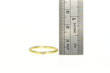Load image into Gallery viewer, 10K Bamboo Pattern CZ Stackable Statement Band Ring Yellow Gold