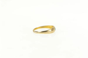 10K Victorian Turquoise Inset Child's Baby Ring Yellow Gold