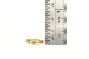 10K Victorian Turquoise Inset Child's Baby Ring Yellow Gold