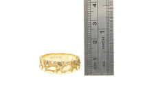 Load image into Gallery viewer, 14K Textured Nugget Cluster Pattern Men&#39;s Ring Yellow Gold