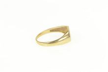 Load image into Gallery viewer, 10K Retro Oval Diamond Accent Monogrammable Ring Yellow Gold
