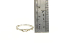 Load image into Gallery viewer, Sterling Silver Diamond Classic Solitaire Vintage Promise Ring