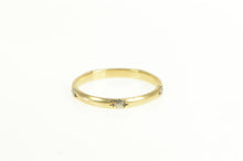 Load image into Gallery viewer, 14K Art Deco Flower Pattern 2.2mm Wedding Band Ring Yellow Gold