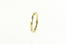 Load image into Gallery viewer, 14K Art Deco Flower Pattern 2.2mm Wedding Band Ring Yellow Gold