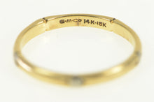 Load image into Gallery viewer, 14K Art Deco Flower Pattern 2.2mm Wedding Band Ring Yellow Gold