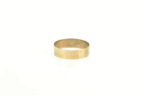 14K 3.5mm Wide Squared Victorian Child's Ring Yellow Gold