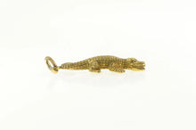 Load image into Gallery viewer, 14K 3D Crocodile Alligator Animal Charm/Pendant Yellow Gold