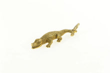 Load image into Gallery viewer, 14K 3D Crocodile Alligator Animal Charm/Pendant Yellow Gold
