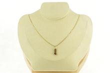 Load image into Gallery viewer, 14K Victorian Tigers Eye Carved Figa Hand Symbol Charm/Pendant Yellow Gold