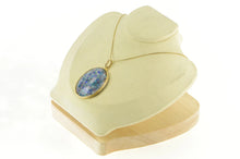 Load image into Gallery viewer, 14K Mosaic Opal Triplet Oval Vintage Statement Pendant Yellow Gold