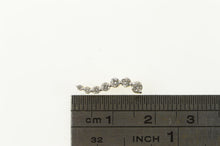 Load image into Gallery viewer, 10K 0.25 Ctw Diamond Graduated Wave Curved Pendant Yellow Gold