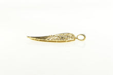 Load image into Gallery viewer, 14K 1.00 Ctw Pave Diamond Encrusted Angel Wing Pendant Yellow Gold