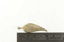 Load image into Gallery viewer, 14K 1.00 Ctw Pave Diamond Encrusted Angel Wing Pendant Yellow Gold