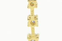 Load image into Gallery viewer, 14K 0.50 Ctw Tiered Diamond Journey Drop Pendant Yellow Gold
