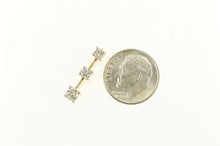 Load image into Gallery viewer, 14K 0.50 Ctw Tiered Diamond Journey Drop Pendant Yellow Gold