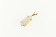 Load image into Gallery viewer, 14K 1.72 Ctw Natural Opal Oval Vintage Statement Pendant Yellow Gold