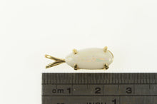 Load image into Gallery viewer, 14K 1.72 Ctw Natural Opal Oval Vintage Statement Pendant Yellow Gold