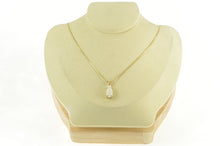 Load image into Gallery viewer, 14K 1.72 Ctw Natural Opal Oval Vintage Statement Pendant Yellow Gold