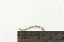 Load image into Gallery viewer, 14K 0.25 Ctw Curvy Diamond Graduated Wave Pendant White Gold
