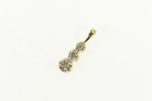 Load image into Gallery viewer, 10K 0.31 Ctw Diamond Three Tiered Bar Journey Pendant Yellow Gold