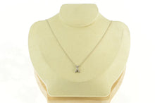 Load image into Gallery viewer, 14K Art Deco 0.16 Ctw OEC Diamond Cluster Chain Necklace White Gold