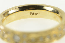 Load image into Gallery viewer, 14K 1.00 Ctw Diamond Eternity Ornate Wedding Ring Yellow Gold
