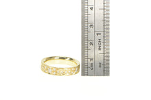 Load image into Gallery viewer, 14K 1.00 Ctw Diamond Eternity Ornate Wedding Ring Yellow Gold