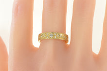 Load image into Gallery viewer, 14K 1.00 Ctw Diamond Eternity Ornate Wedding Ring Yellow Gold