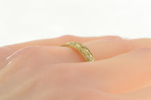 Load image into Gallery viewer, 14K 1.00 Ctw Diamond Eternity Ornate Wedding Ring Yellow Gold