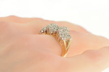 Load image into Gallery viewer, 14K 1.50 Ctw Diamond Zig Zag Pattern Statement Ring Yellow Gold