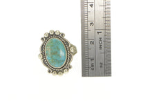 Load image into Gallery viewer, Sterling Silver Southwestern Turquoise Cabochon Statement Ring