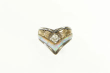 Load image into Gallery viewer, Sterling Silver Silver Ray Gold Filled Navajo Native American Ring