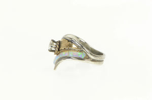 Sterling Silver Silver Ray Gold Filled Navajo Native American Ring