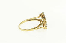 Load image into Gallery viewer, 10K Diamond Encrusted Butterfly Vintage Statement Ring Yellow Gold