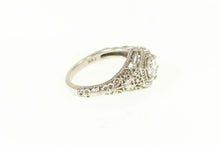 Load image into Gallery viewer, Sterling Silver Elaborate Filigree Solitaire Travel Engagement Ring