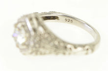 Load image into Gallery viewer, Sterling Silver Elaborate Filigree Solitaire Travel Engagement Ring