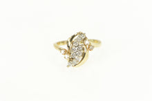 Load image into Gallery viewer, 10K 0.50 Ctw Diamond Freeform Cluster Statement Ring Yellow Gold