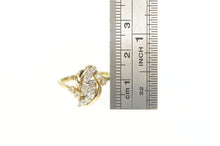 Load image into Gallery viewer, 10K 0.50 Ctw Diamond Freeform Cluster Statement Ring Yellow Gold